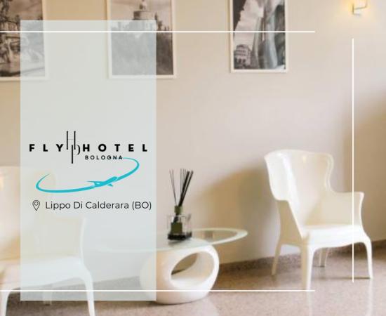 Accogliente hotel a Bologna, Lippo Di Calderara, con arredi moderni e confortevoli.