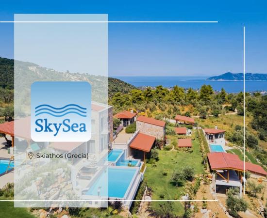 SkySea: Resort a Skiathos con vista mare e piscine. Relax e natura.